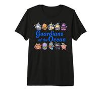Kawaii Ocean Warriors Women Men Fantasy RPG Gift Camiseta Premium