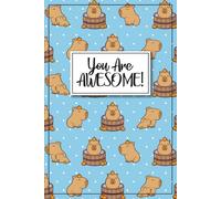 Kawaii Oranges Capybara Notebook Journal - Be Capy Meme Gift: Blank lined diary w/ CAPYBARA ART ON EACH PAGE! Small pocket size for daily meetings, ... travelers handy dandy mini writing, loot bag