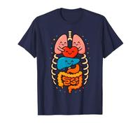 Kawaii Órganos Humanos Anatomía Dibujos Animados Med Estu Camiseta