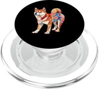 Kawaii Origami Shiba Inu/Soporte para Perros con patrón de PopSockets PopGrip para MagSafe