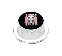 Kawaii Panda Boba Anime Panda Bear Love Bubble Tea Neko PopSockets PopGrip para MagSafe