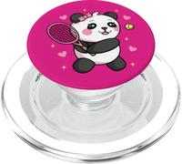 Kawaii Panda Jugando Tenis PopSockets PopGrip para MagSafe