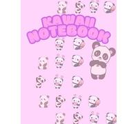 Kawaii Panda Notebook: Composition Notebook, Pink Colored Theme With Cute Little Pandas, 8.5"x11" 120 Pages Ruled, For Students