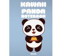 Kawaii Panda Notebook: Super Cute Kawaii Panda Large Glossy Notebook for Girls. Make Plans, Notes and Important Things To Do - 110 Pages of “8.5x11"