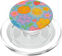 Kawaii Pastel Fruta Flor Nube Luna Sol Diseño PopSockets PopGrip para MagSafe