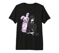Kawaii Pastel Goth Bunny Anime Triste EMO Chica Alternativa Camiseta Premium