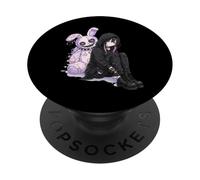 Kawaii Pastel Goth Bunny Anime Triste EMO Chica Alternativa PopSockets PopGrip Adhesivo