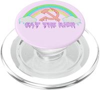 Kawaii Pastel Goth Communist Eat The Rich Sickle Hammer Cute PopSockets PopGrip para MagSafe