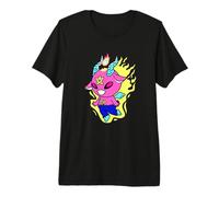 Kawaii Pastel Goth Lindo Creepy Creature Alado Demon Menhera Camiseta Premium