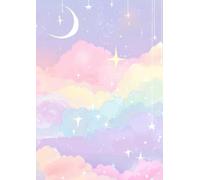 Kawaii Pastel Soft Pink Cloud Dreams Grid Journal 2 - A4 0.5 cm lined Paper, 120 Pages: Cute Aesthetic Graph Paper Notebook for Kawaii Lovers, Students, Dreamers, and Creative Minds