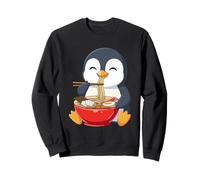 Kawaii Penguin Eating Ramen Cute Chibi Anime Sudadera