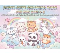 Kawaii Pets Adventures: Super Cute Coloring Book for Kids Ages 4-8: 50 Adorable Kawaii Animals, Puppies, Kittens, and Fun Adventures to Color - ... - Super Cute and Fun Adventures for Kids!)