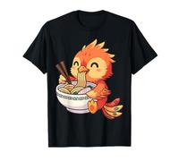 Kawaii Phoenix Ramen Bowl Fideos japoneses Anime Cup Sopa Camiseta