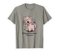Kawaii Pony Riding Partners Forever Horse Camiseta