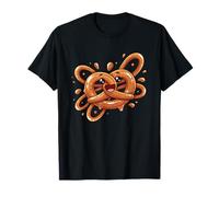 Kawaii Pretzel Amor De Dibujos Animados Lindo Com Camiseta