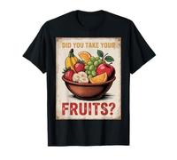 Kawaii Produce Funny Foodie Did You Take Your Fruits? Tee Camiseta