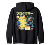 Kawaii Programmer Cat Computer Science Funny Coding Train Sudadera con Capucha
