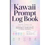 Kawaii Prompt Log Book: Undated AI Art Prompt Journal for Kawaii, Cute, Pastel & Anime Style Creations | Track, Test & Improve Your AI Prompts.