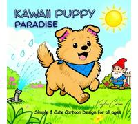 Kawaii Puppy Paradise: Simple & Cute Cartoon Design for all ages