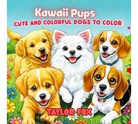 Kawaii Pups: Cute and Colorful Dogs to Color: A Fun and Creative Coloring Adventure for Kids of All Ages