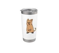 Kawaii Quokka Vaso térmico de acero inoxidable de doble pared
