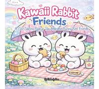Kawaii Rabbit Friends: A Cute Coloring Book of Two Adorable Bunny Best Friends Living Their Cozy Everyday Life