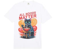 Kawaii Ramen Cat Todos LOS Estados DE ÁNIMO IMPORTAN Mamá Selfie Pasivo Papá Comfort Colors Adult Heavyweight T-Shirt