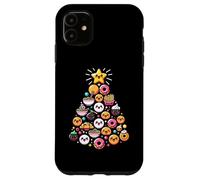 Kawaii Ramen Donut Árbol De Navidad Comidas Deliciosas Carcasa para iPhone 11