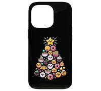 Kawaii Ramen Donut Árbol De Navidad Comidas Deliciosas Carcasa para iPhone 13 Pro