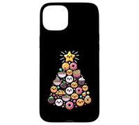 Kawaii Ramen Donut Árbol De Navidad Comidas Deliciosas Carcasa para iPhone 15 Plus