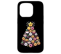 Kawaii Ramen Donut Árbol De Navidad Comidas Deliciosas Carcasa para iPhone 15 Pro