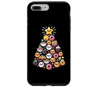 Kawaii Ramen Donut Árbol De Navidad Comidas Deliciosas Carcasa para iPhone 7 Plus/8 Plus