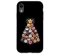 Kawaii Ramen Donut Árbol De Navidad Comidas Deliciosas Carcasa para iPhone XR