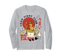 Kawaii Ramen Japón Anime "Food Fight Club" Vintage Manga Art Manga Larga