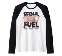 Kawaii Ramen, K-Pop, Seúl, Fuel, Boba, Ramen y K-Pop, Cute K-Pop Camiseta Manga Raglan