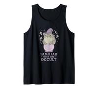 Kawaii Rana Bruja Familiar Oculto Linda Luna Estética Camiseta sin Mangas