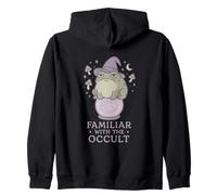 Kawaii Rana Bruja Familiar Oculto Linda Luna Estética Sudadera con Capucha
