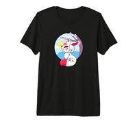 Kawaii Sakura Blossom Yokai Mask Kitsune Nine Tails Lover Camiseta Premium