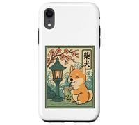 Kawaii Shiba Inu Matcha Boba Japonés Lindo Anime Perro Amante Carcasa para iPhone XR