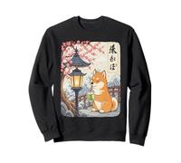 Kawaii Shiba Inu Matcha Boba Japonés Lindo Anime Perro Amante Sudadera