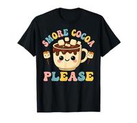 Kawaii Smore Hot Chocolate Marshmallow Campfire Vibes Camiseta