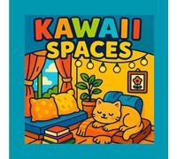 Kawaii Spaces Coloring Book: A Kawaii Coloring Book of Relaxing, Cute Animals, and Calming Scenes for Stress Relief and Mindful Fun