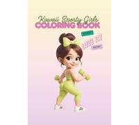 Kawaii Sporty Girls Coloring Book