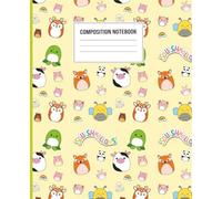 Kawaii Squishy Animal Composition Notebook: Cute Plushie-Inspired Animal Journal | Fun Writing Notebook for Kids, Teens, and Students | 7.5 x 9.25 in, 110 Wide Ruled Pages
