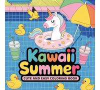 Kawaii Summer: Bold & Easy Coloring Book