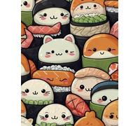 Kawaii Sushi and Friends Funny Notebook