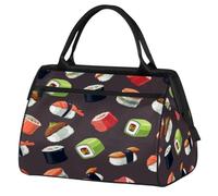 Kawaii Sushi Food Travel Duffel Bag for Women Men 24L, Sushi Weekend Bag Sports Tote Gym Travel Weekender Bag, color, 24 Long, Organizador de bolsas