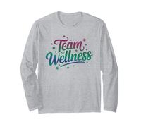 Kawaii TEAM WELLNESS Squad Yoga Advocate, entrenador físico y relajante Manga Larga
