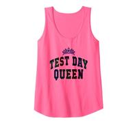 Kawaii Test Day Queen Testing Teacher Todo está Bien ELA Camiseta sin Mangas