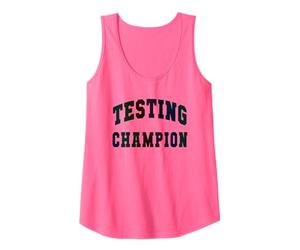Kawaii Testing Champion Test Day Teacher Bruh Math ELA Squad Camiseta sin Mangas